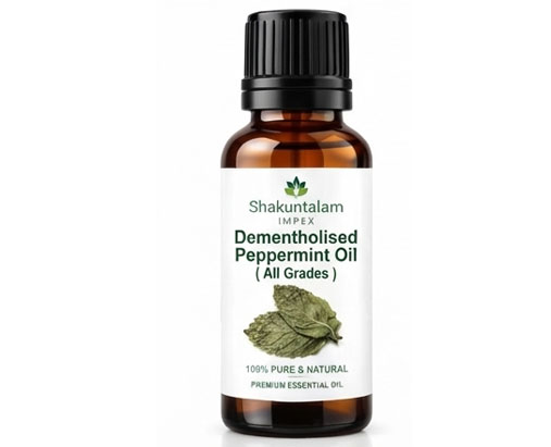 Dementholised Peppermint Oil all grades