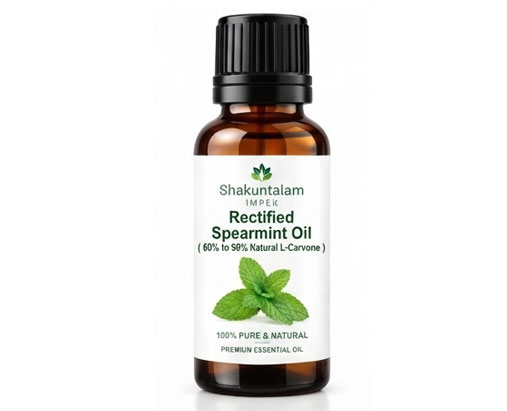 Rectified Spearmint Oil 60 to 90 percent natural L-Carvone